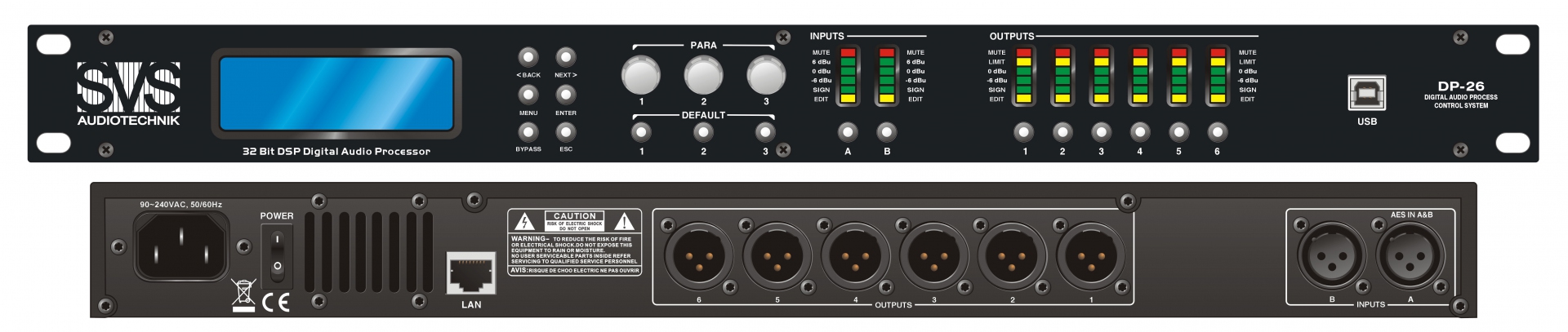 SVS Audiotechnik DP-26 Цифровой процессор: 2 входа 6 выходов в Адыгее