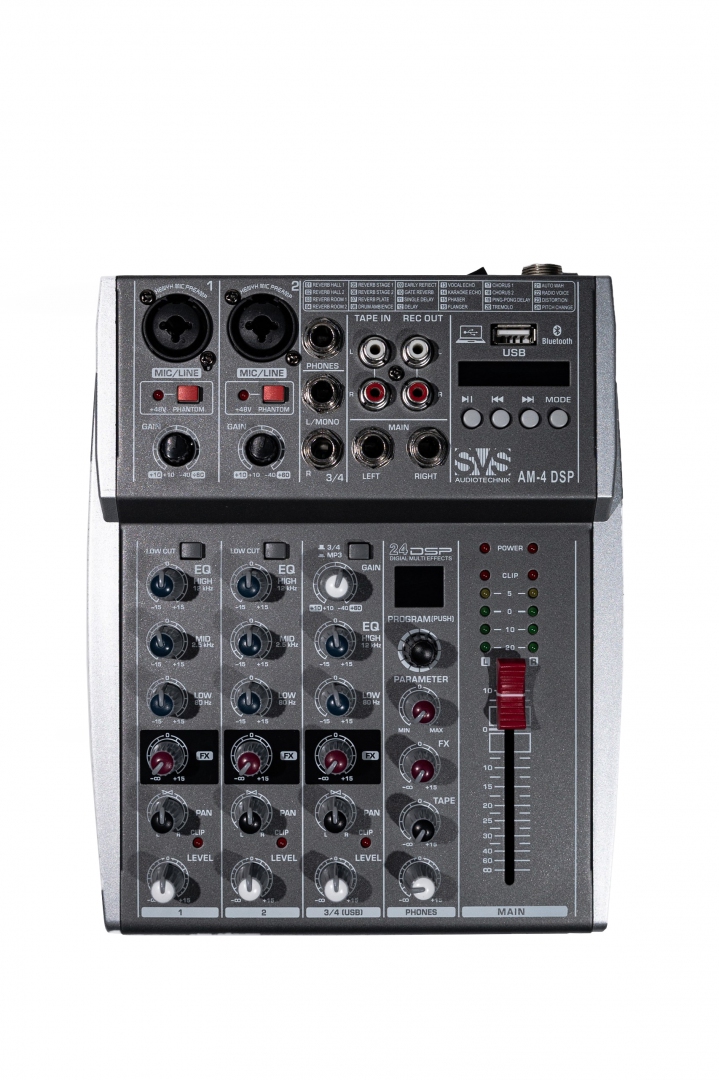 SVS Audiotechnik mixers AM-4 DSP Аналоговый микшерный пульт, 4-канала в Адыгее