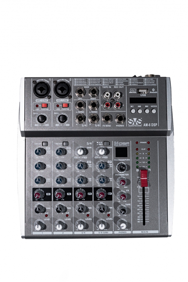 SVS Audiotechnik mixers AM-6 DSP Микшерный пульт аналоговый, 6-канальный SVS Audiotechnik mixers в Адыгее